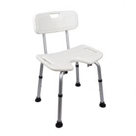 Chaise de douche avec poignée