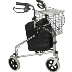 Rollator 3 roues pliant avec panier Madrid